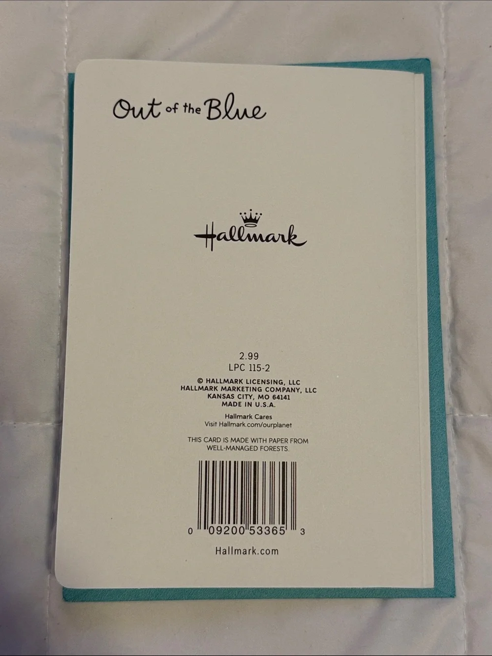 Hallmark brand new